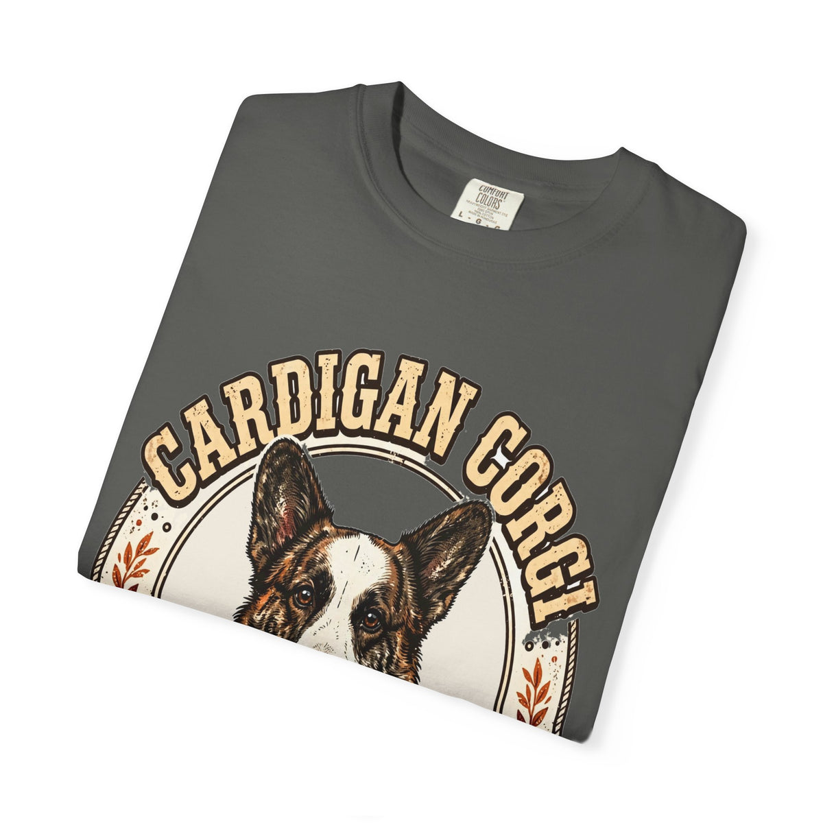 'Corgi Long Low Legend Cardigan' Cardigan Welsh Corgi T-Shirt — alternate view