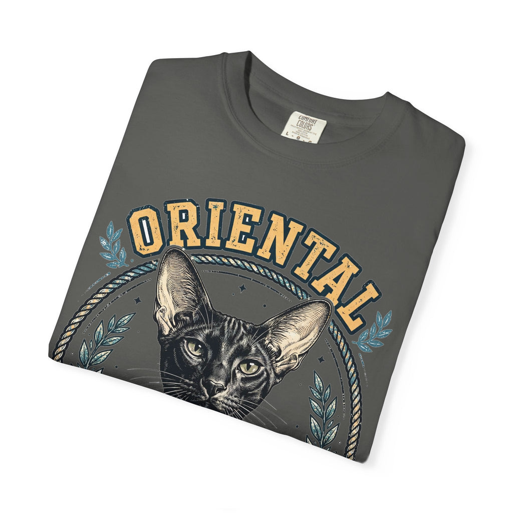'Long Lean Loud' Oriental Shorthair T-Shirt — alternate view