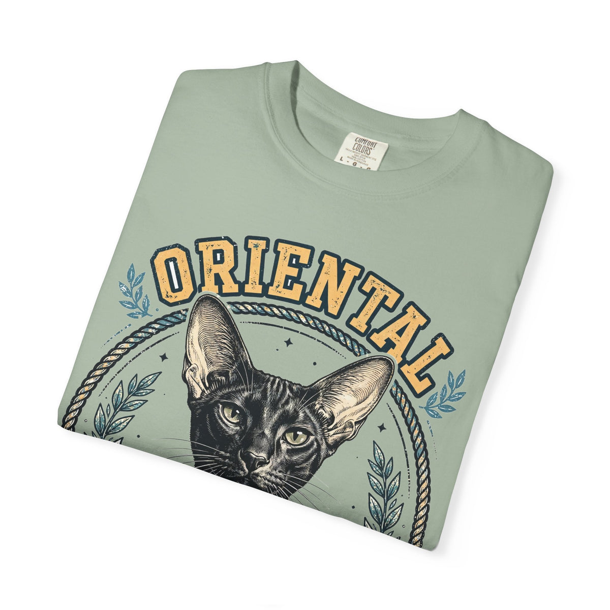 'Long Lean Loud' Oriental Shorthair T-Shirt — alternate view