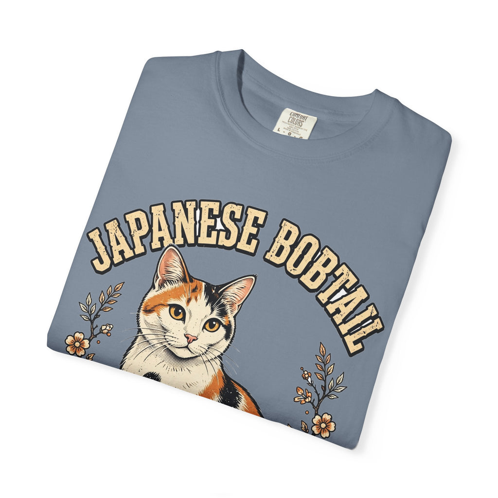 'Good Luck Charm' Japanese Bobtail Cat T-Shirt — alternate view
