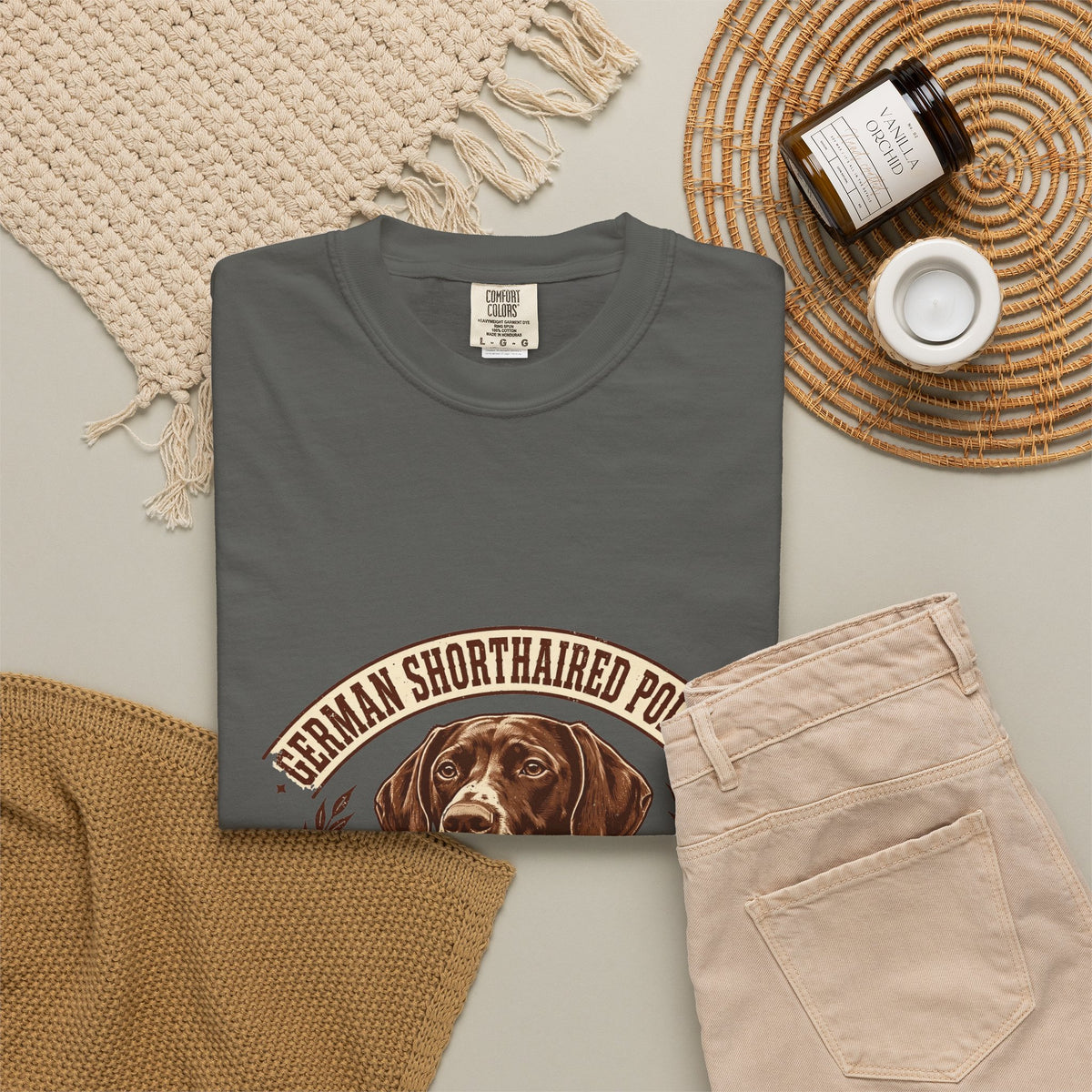 'Roam Free German Shorthaired Pointer' German Shorthaired Pointer T-Shirt — alternate view