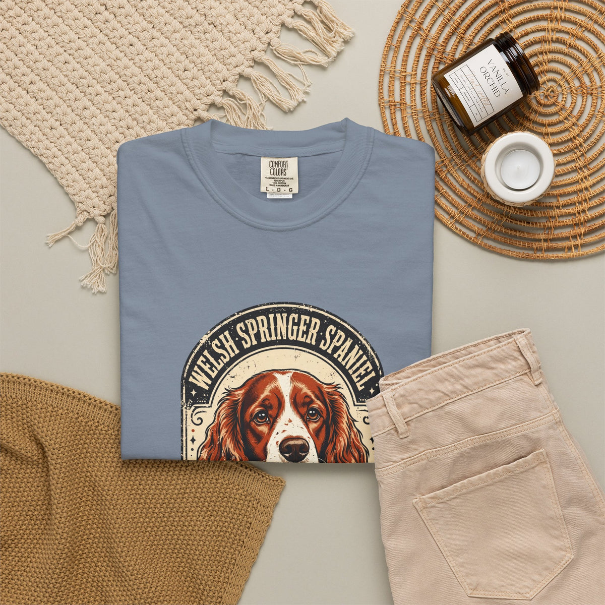 'Welshie Wonder' Welsh Springer Spaniel T-Shirt — alternate view