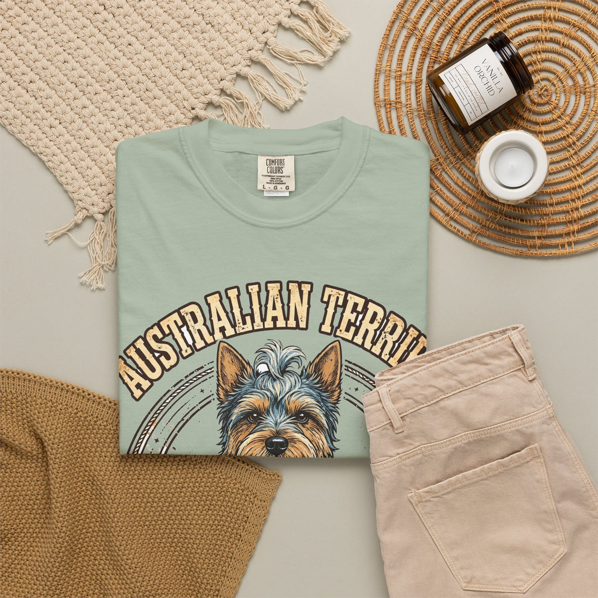 Australian Terrier Aussie Tough Tee