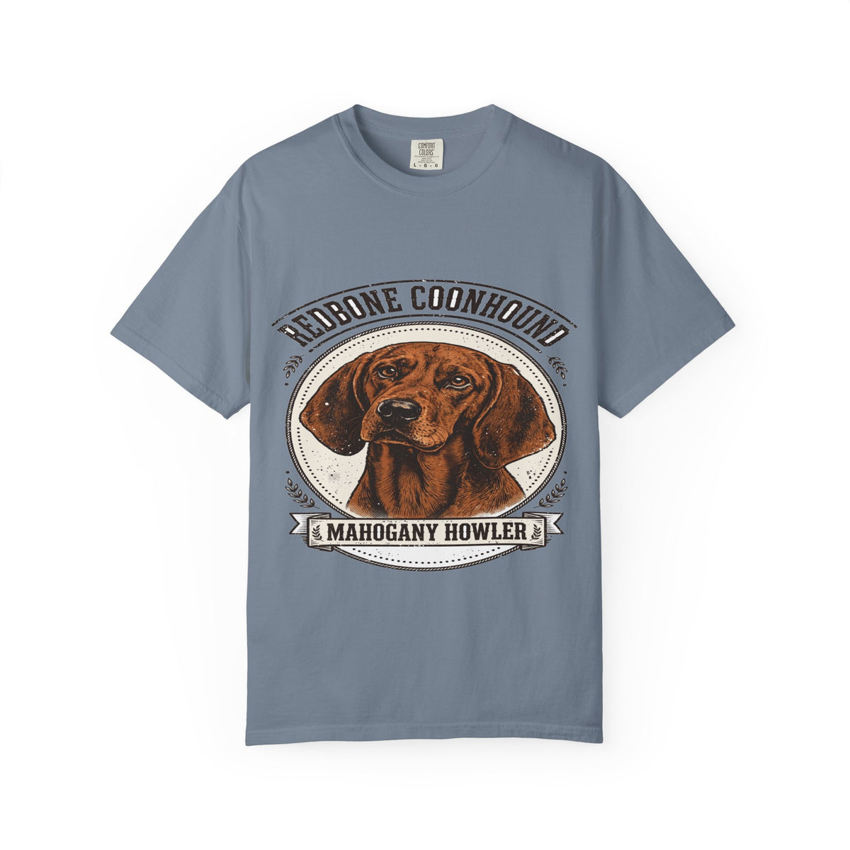 'Mahogany Howler' Redbone Coonhound T-Shirt — alternate view
