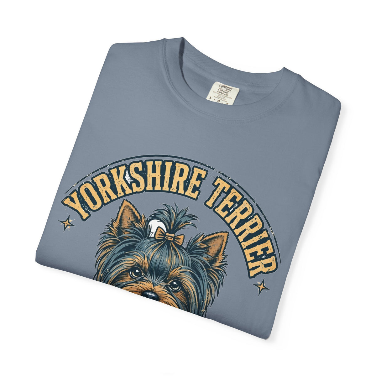 'Tiny Boss' Yorkshire Terrier T-Shirt — alternate view