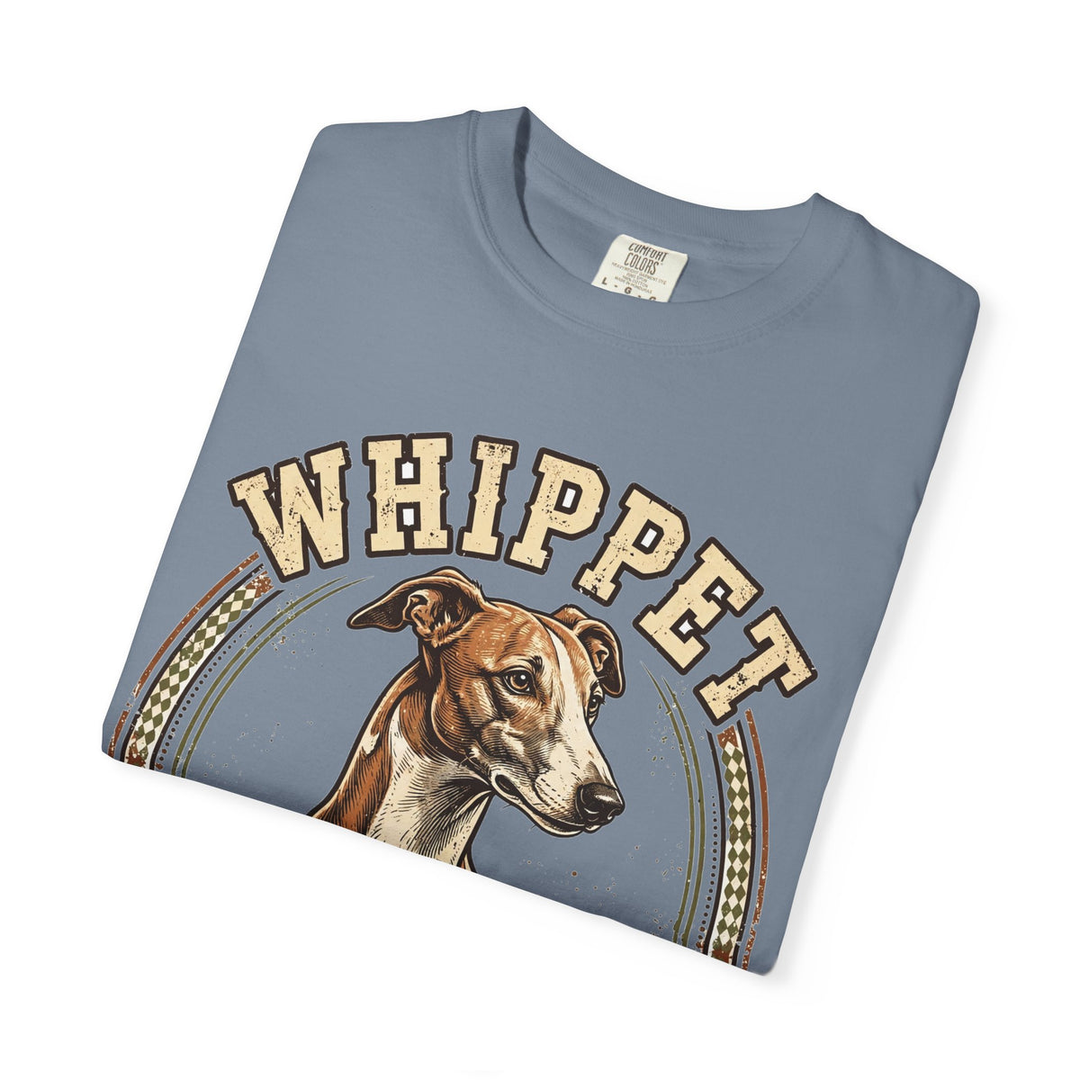 'Zoom & Snuggle' Whippet T-Shirt — alternate view