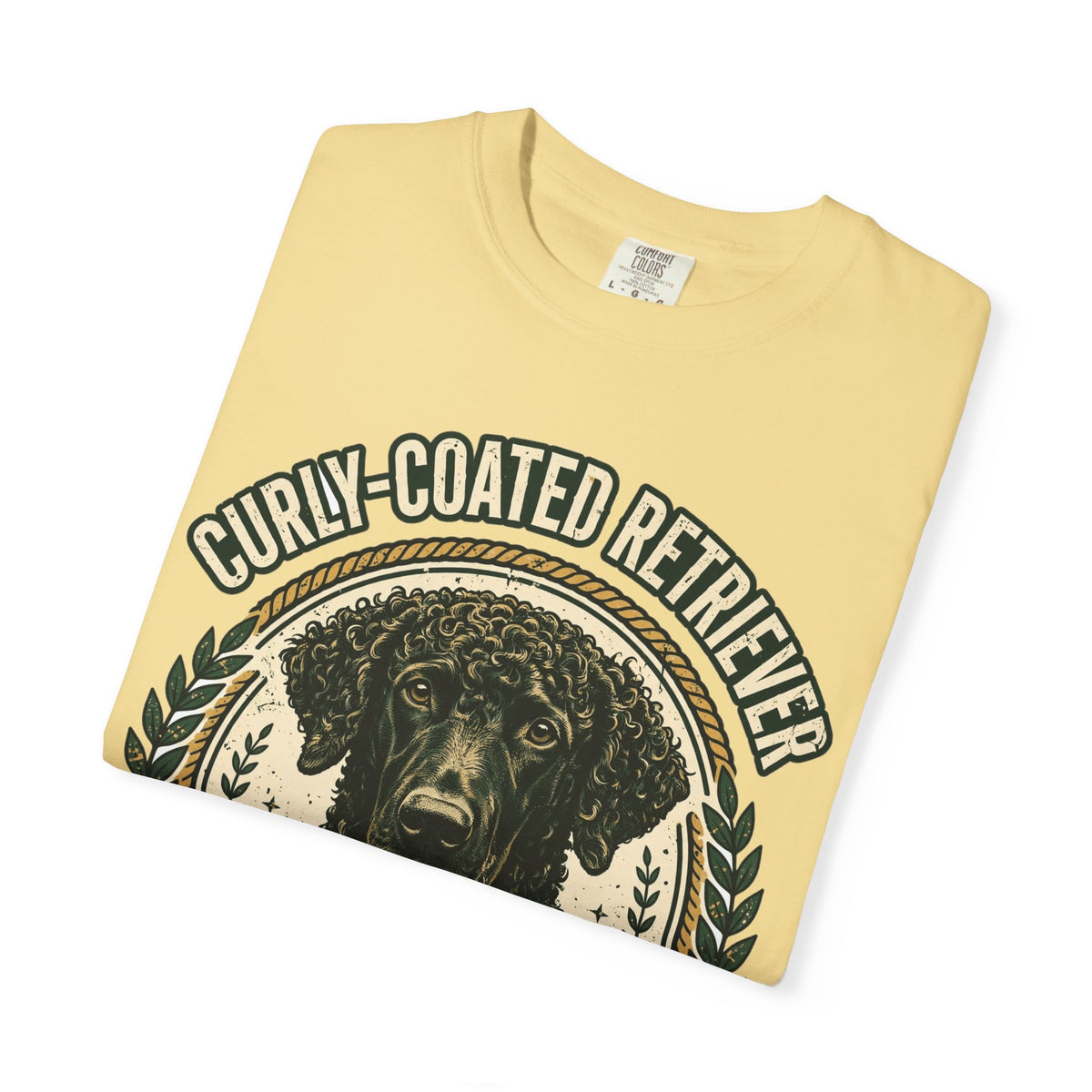 'Perfect Curls' Curly-Coated Retriever T-Shirt — alternate view