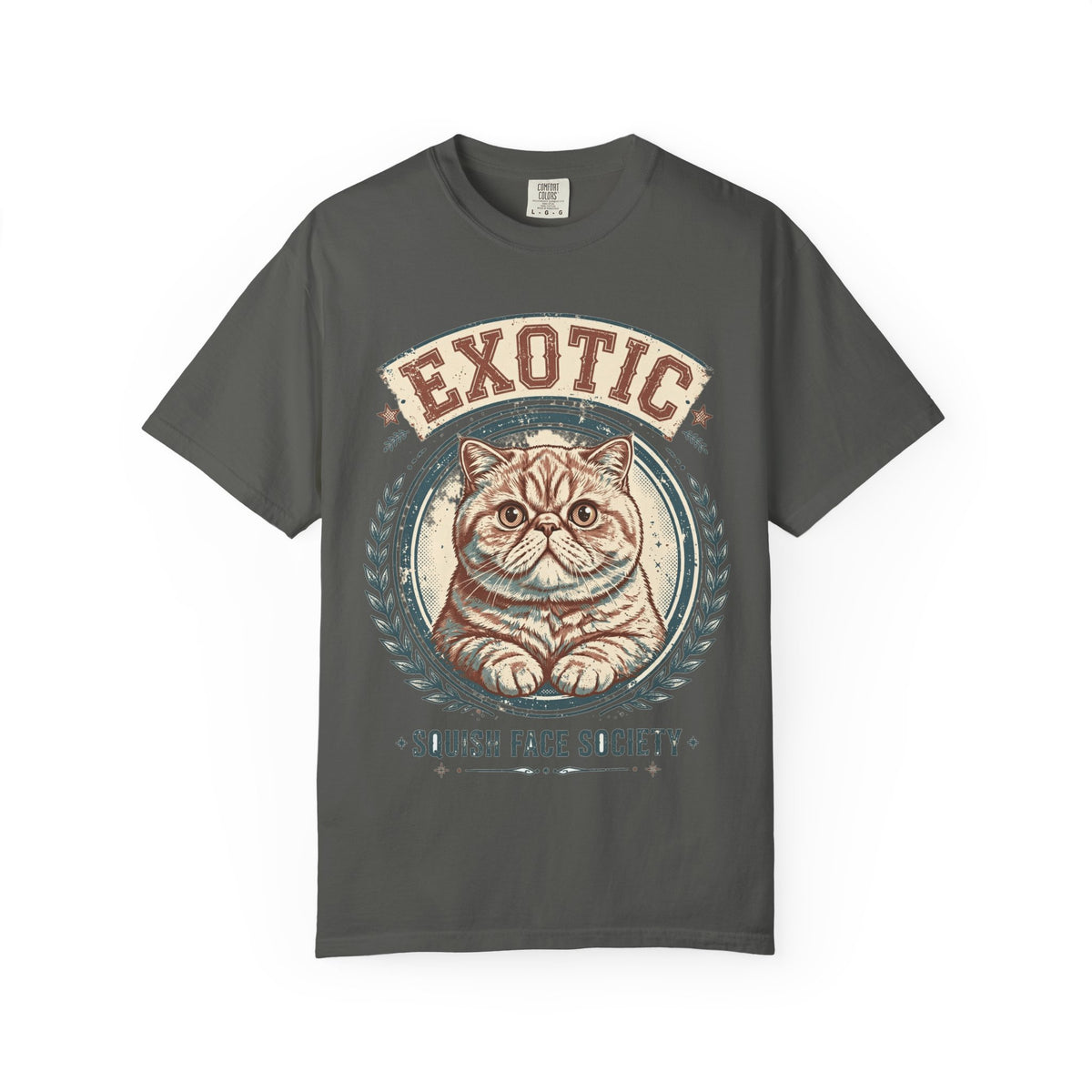 'Squish Face Society' Exotic Shorthair T-Shirt — alternate view