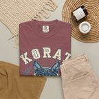 'Silver Heart Cat' Korat Cat T-Shirt — alternate view