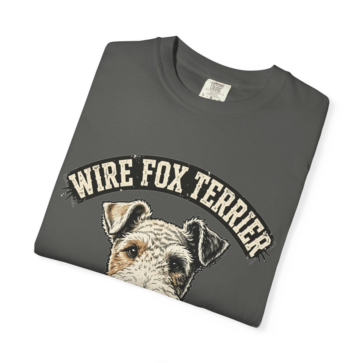 'Wire Whirlwind' Wire Fox Terrier T-Shirt — alternate view