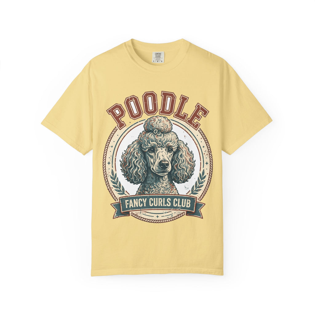 'Fancy Curls Club' Poodle T-Shirt — alternate view
