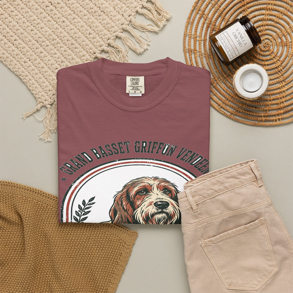 'Shaggy' Grand Basset Griffon Vendeen T-Shirt — alternate view