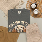 'Feathered & Fabulous' English Setter T-Shirt — alternate view