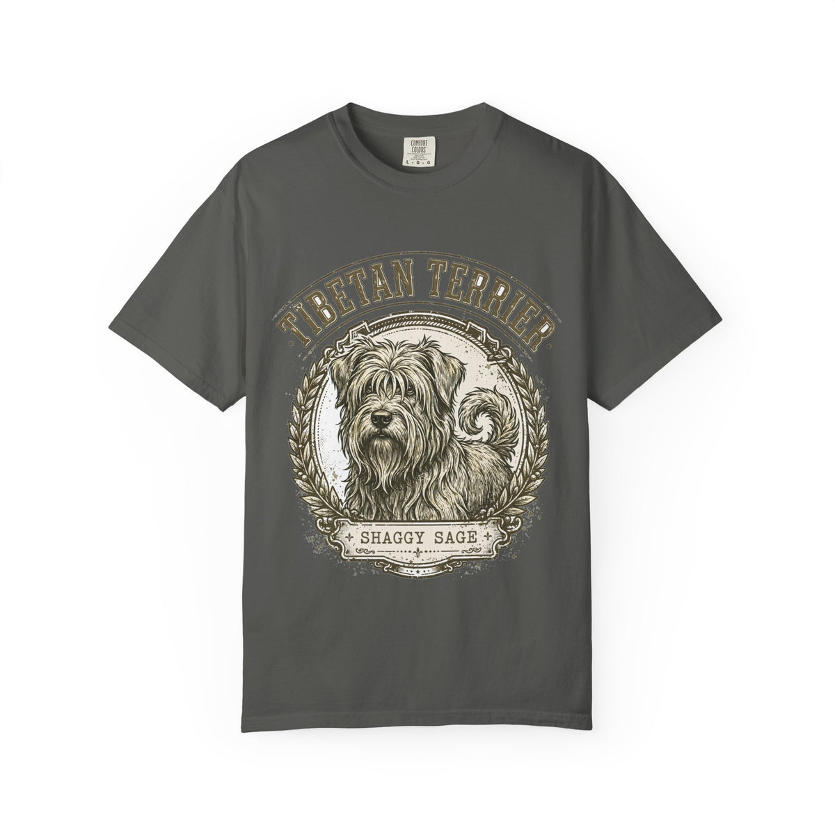'Shaggy Sage' Tibetan Terrier T-Shirt — alternate view