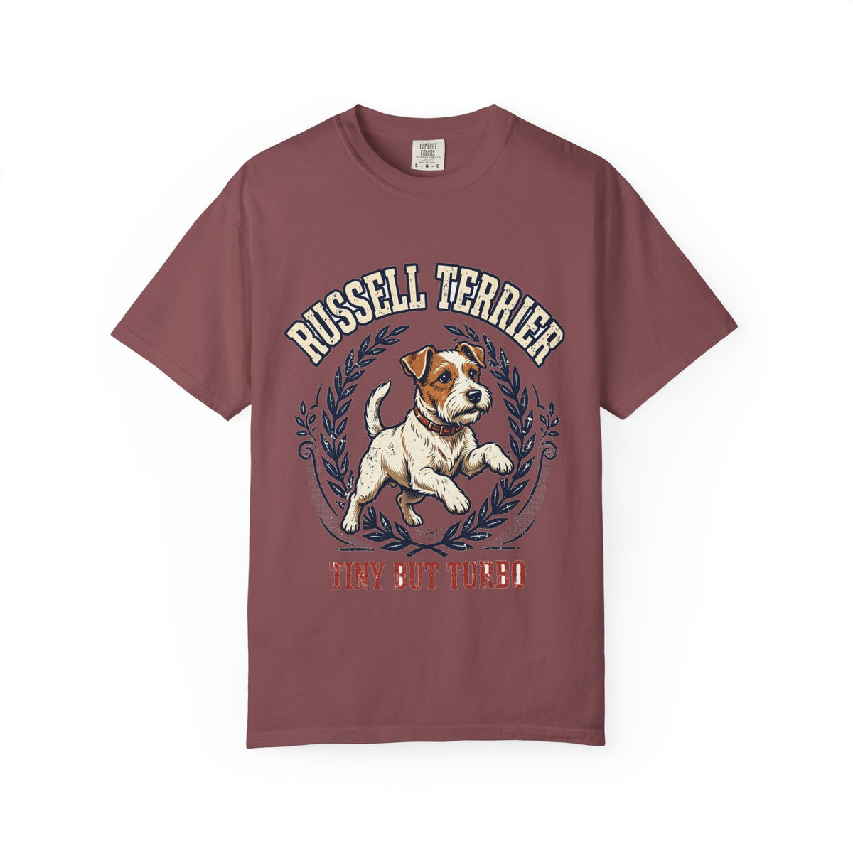 'Tiny But Turbo' Russell Terrier T-Shirt — alternate view