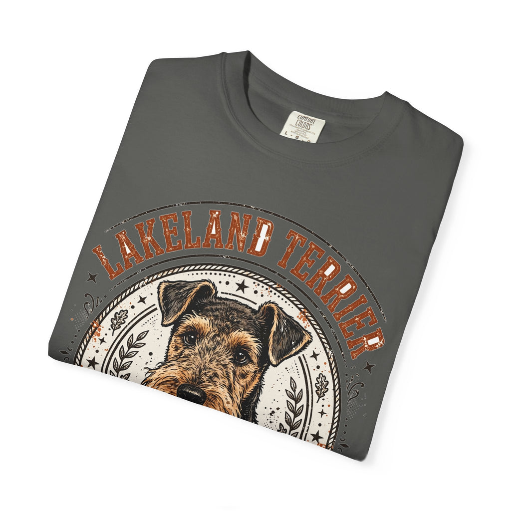 'Lake Effect Chaos' Lakeland Terrier T-Shirt — alternate view