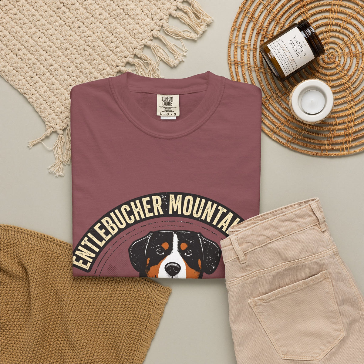 'Swiss Muscle' Entlebucher Mountain Dog T-Shirt — alternate view