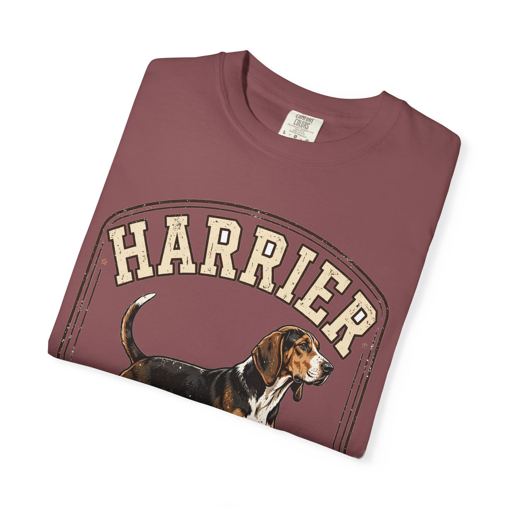 'Hunt Long, Snuggle Longer' Harrier T-Shirt — alternate view