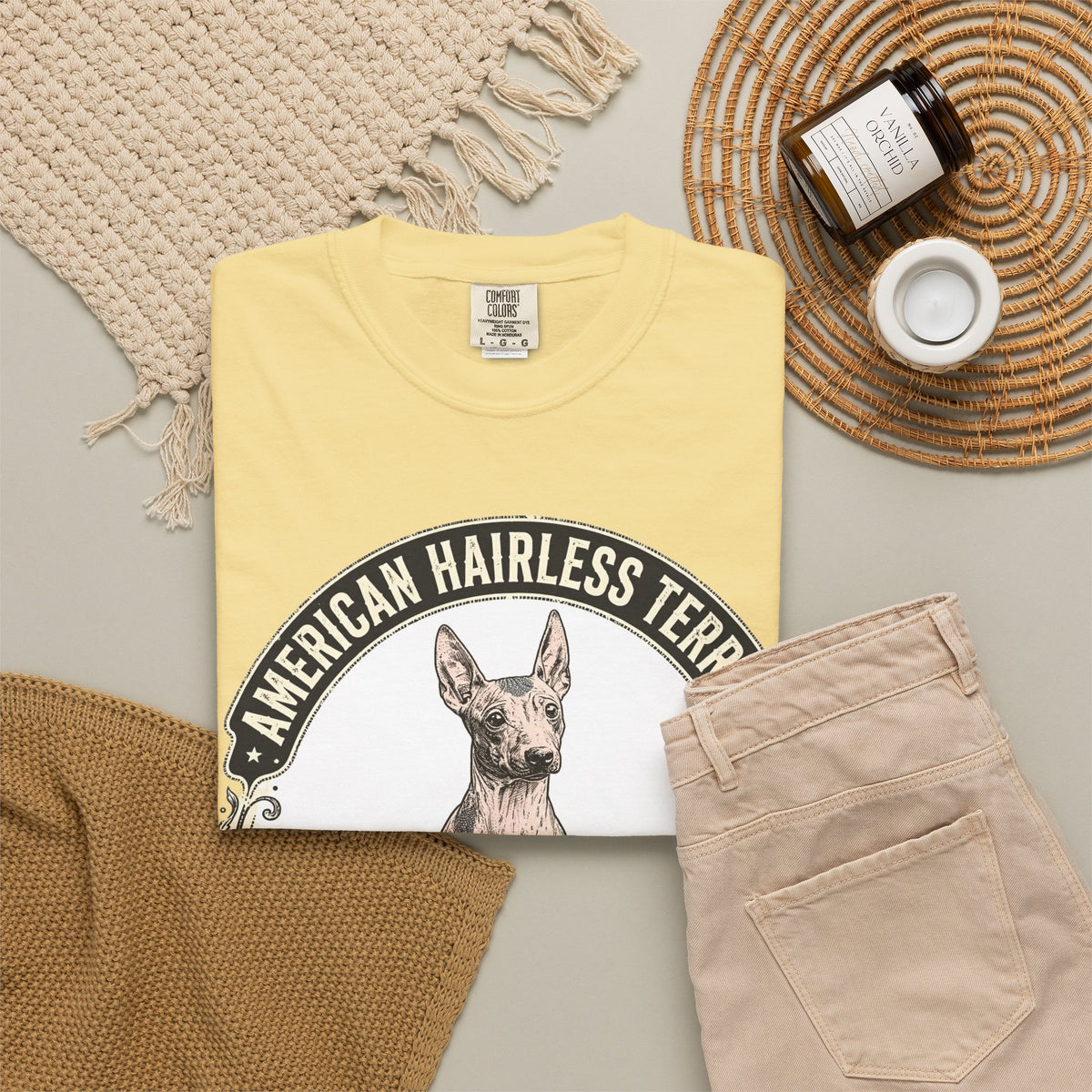 American Hairless Terrier Bare Beauty Tee
