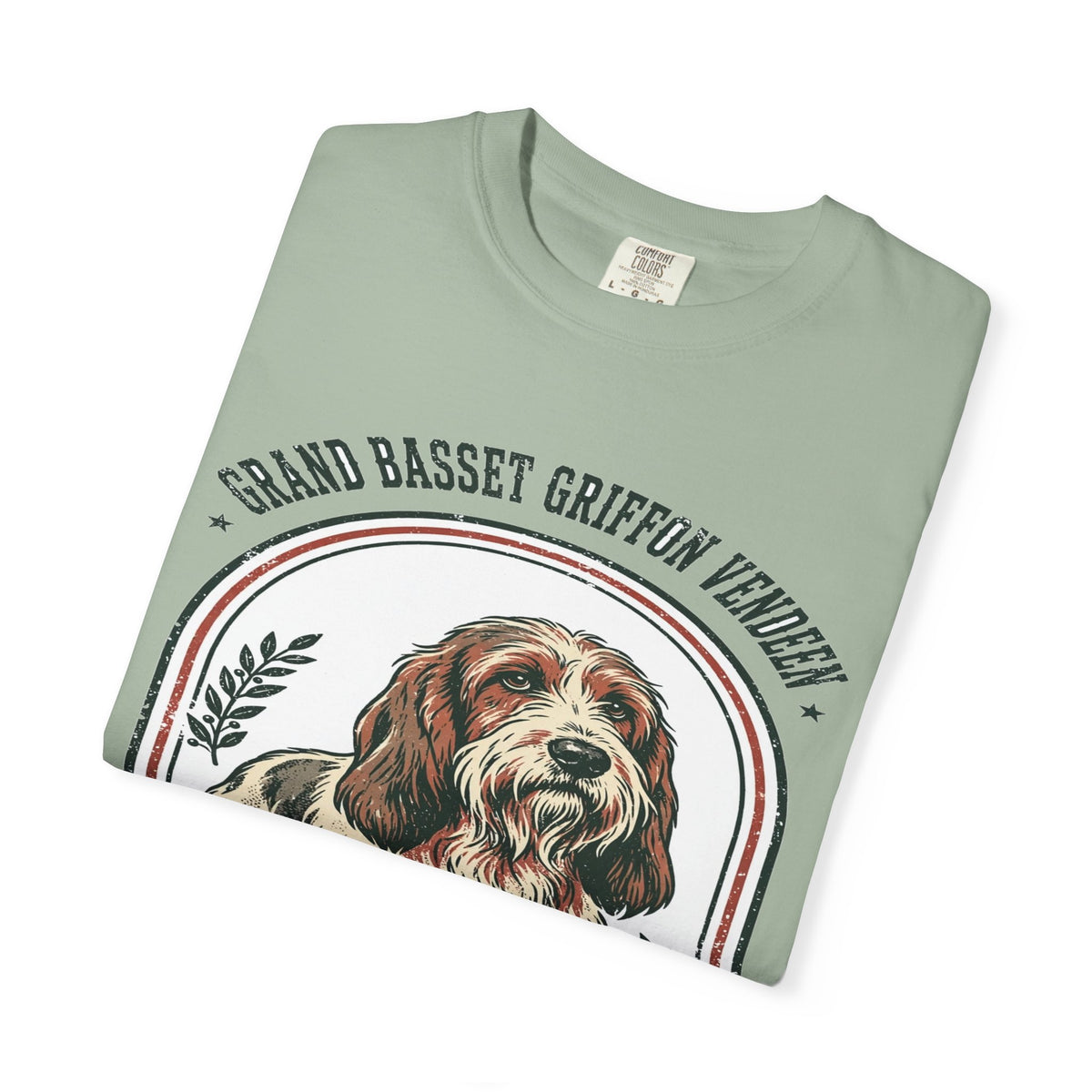 'Shaggy' Grand Basset Griffon Vendeen T-Shirt — alternate view