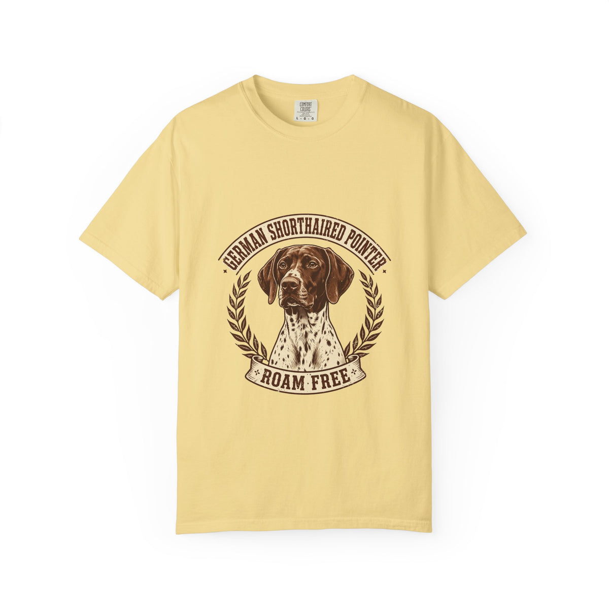 'Roam Free German Shorthaired Pointer' German Shorthaired Pointer T-Shirt — alternate view