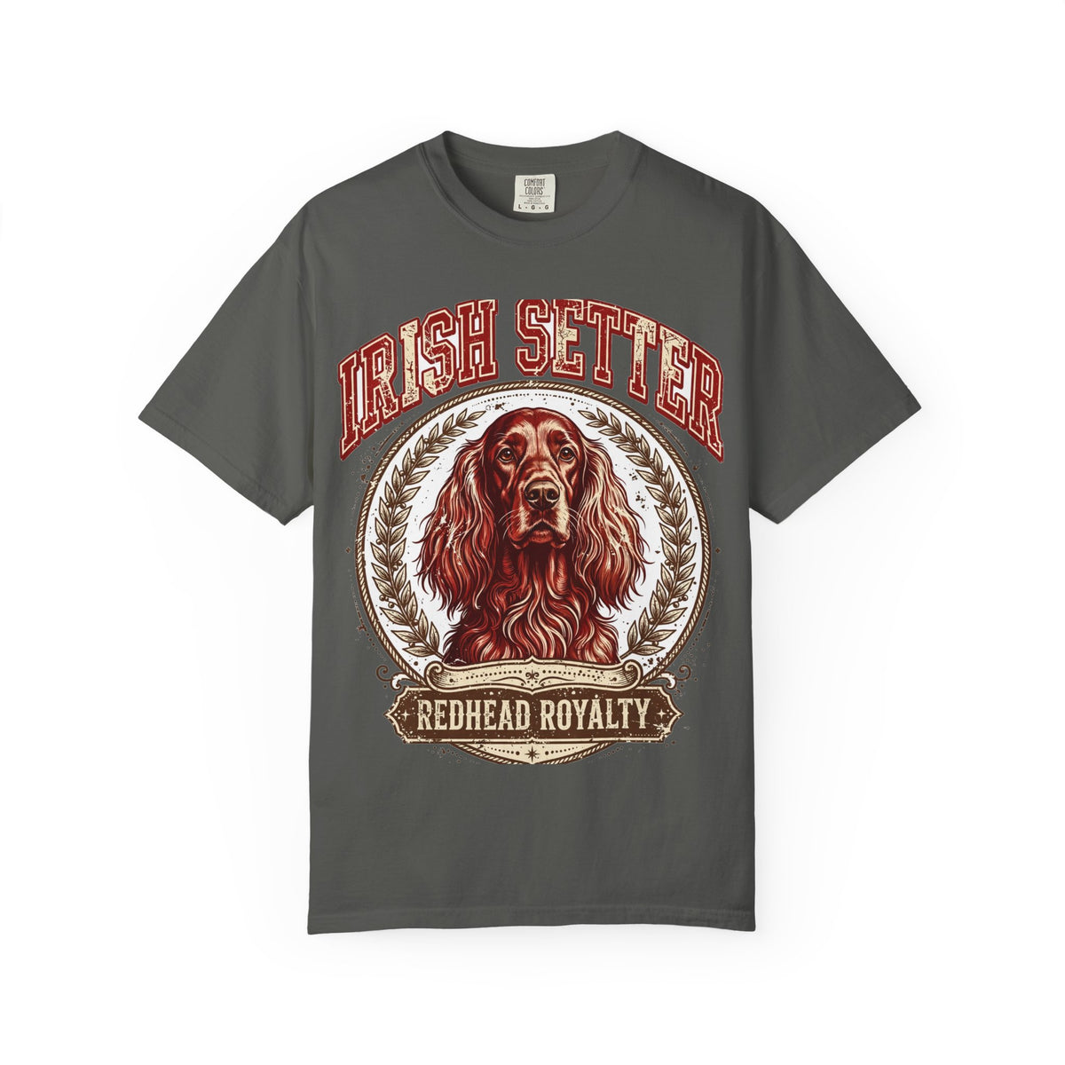 'Redhead Royalty' Irish Setter T-Shirt — alternate view