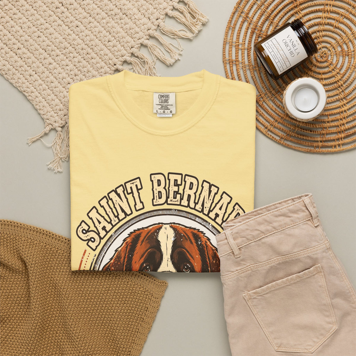 'Rescue Royalty' Saint Bernard T-Shirt — alternate view