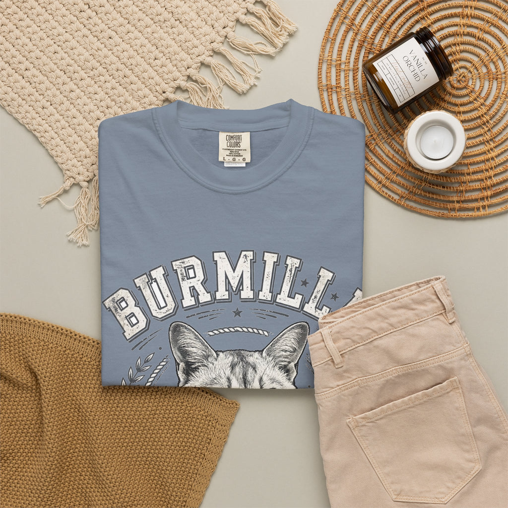 'Silver Lining' Burmilla Cat T-Shirt — alternate view