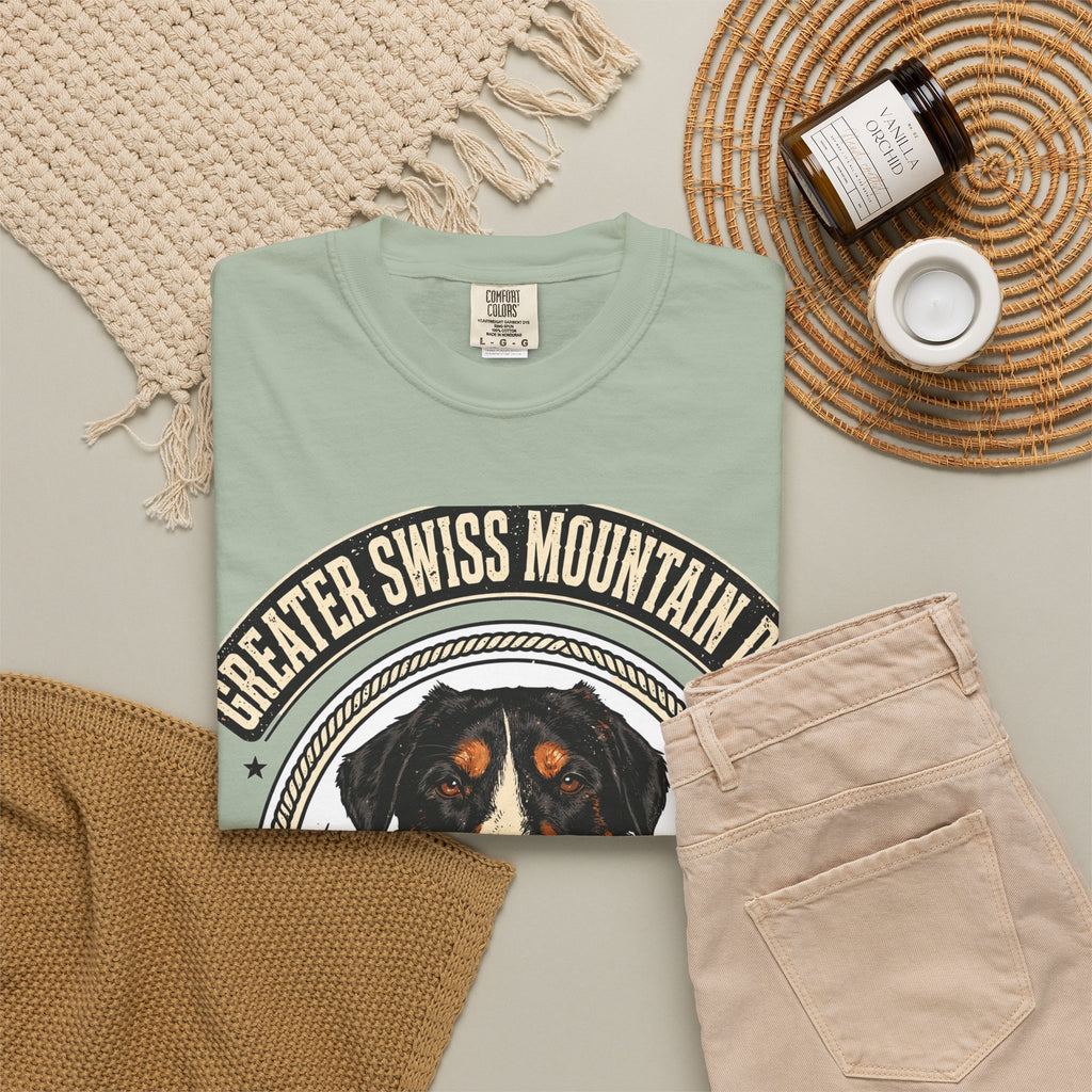 'Swissy' Greater Swiss Mountain Dog T-Shirt — alternate view