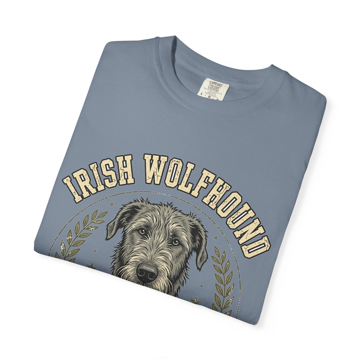 'Gentle Titan' Irish Wolfhound T-Shirt — alternate view