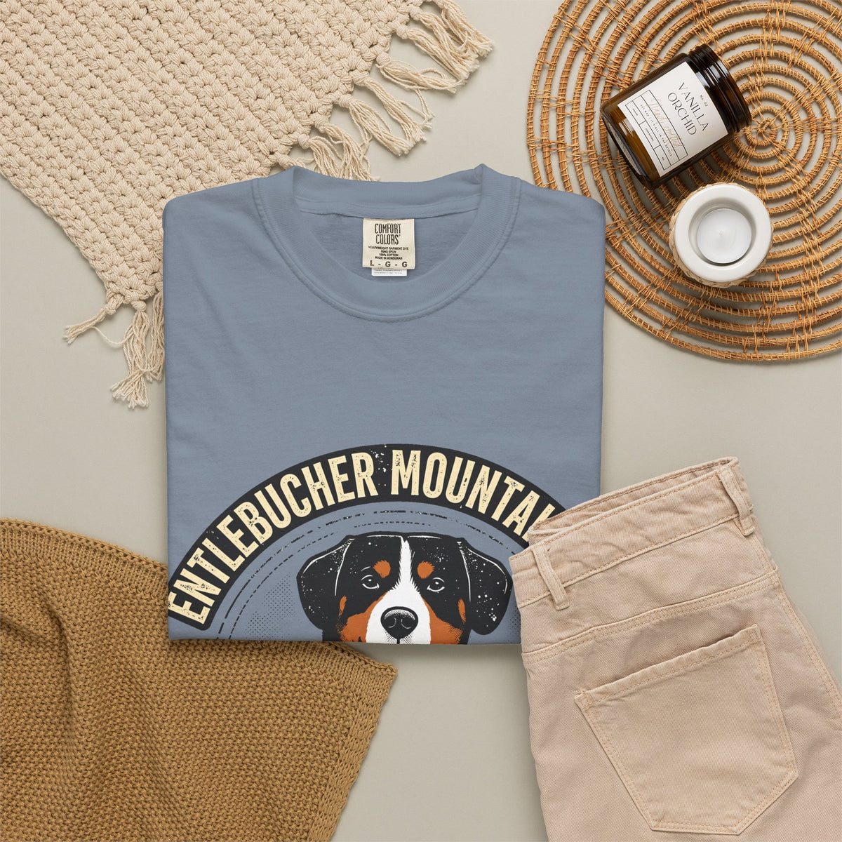 'Swiss Muscle' Entlebucher Mountain Dog T-Shirt — alternate view