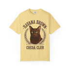 'Cocoa Club' Havana Brown Cat T-Shirt — alternate view
