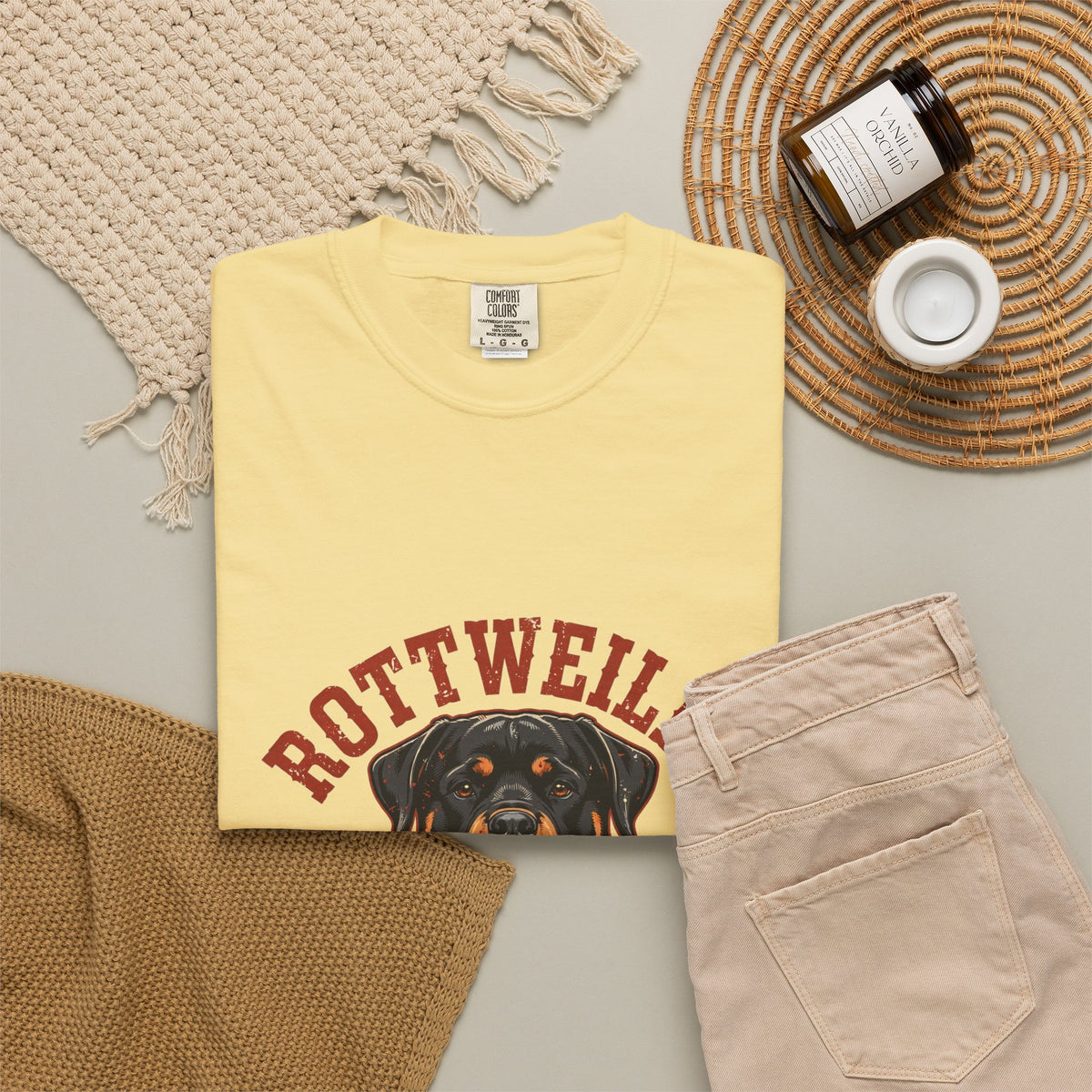 'Gentle Giant Rottweiler' Rottweiler T-Shirt — alternate view