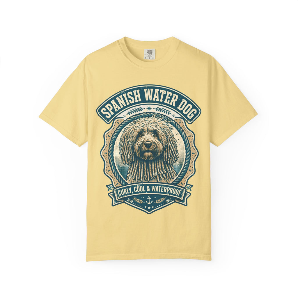 'Waterproof' Spanish Water Dog T-Shirt — alternate view