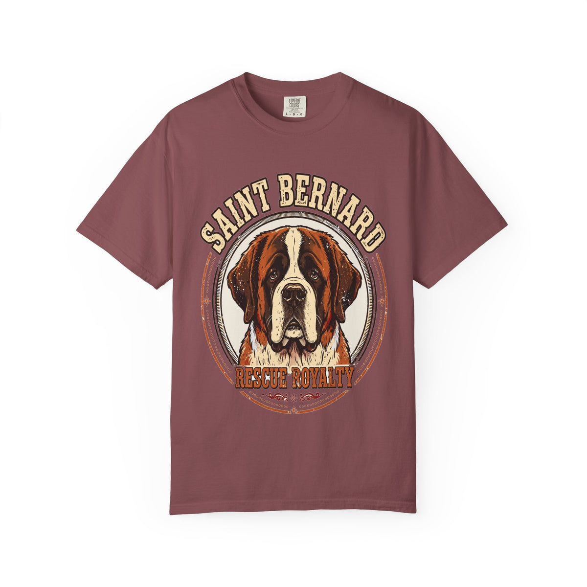 'Rescue Royalty' Saint Bernard T-Shirt — alternate view