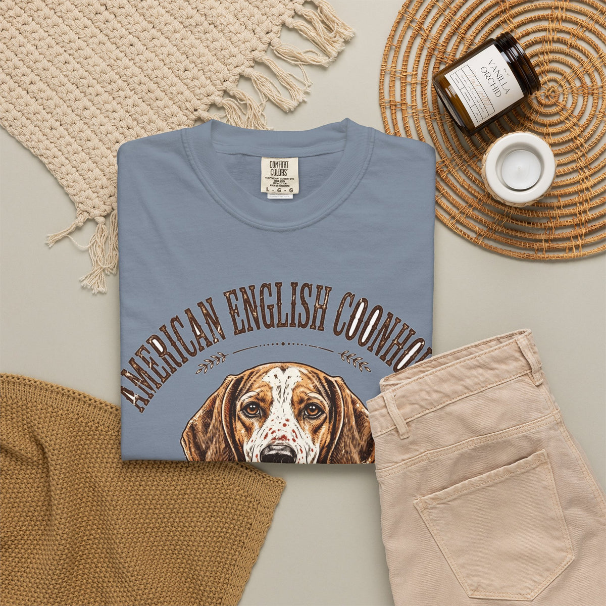American English Coonhound Night Howler Tee
