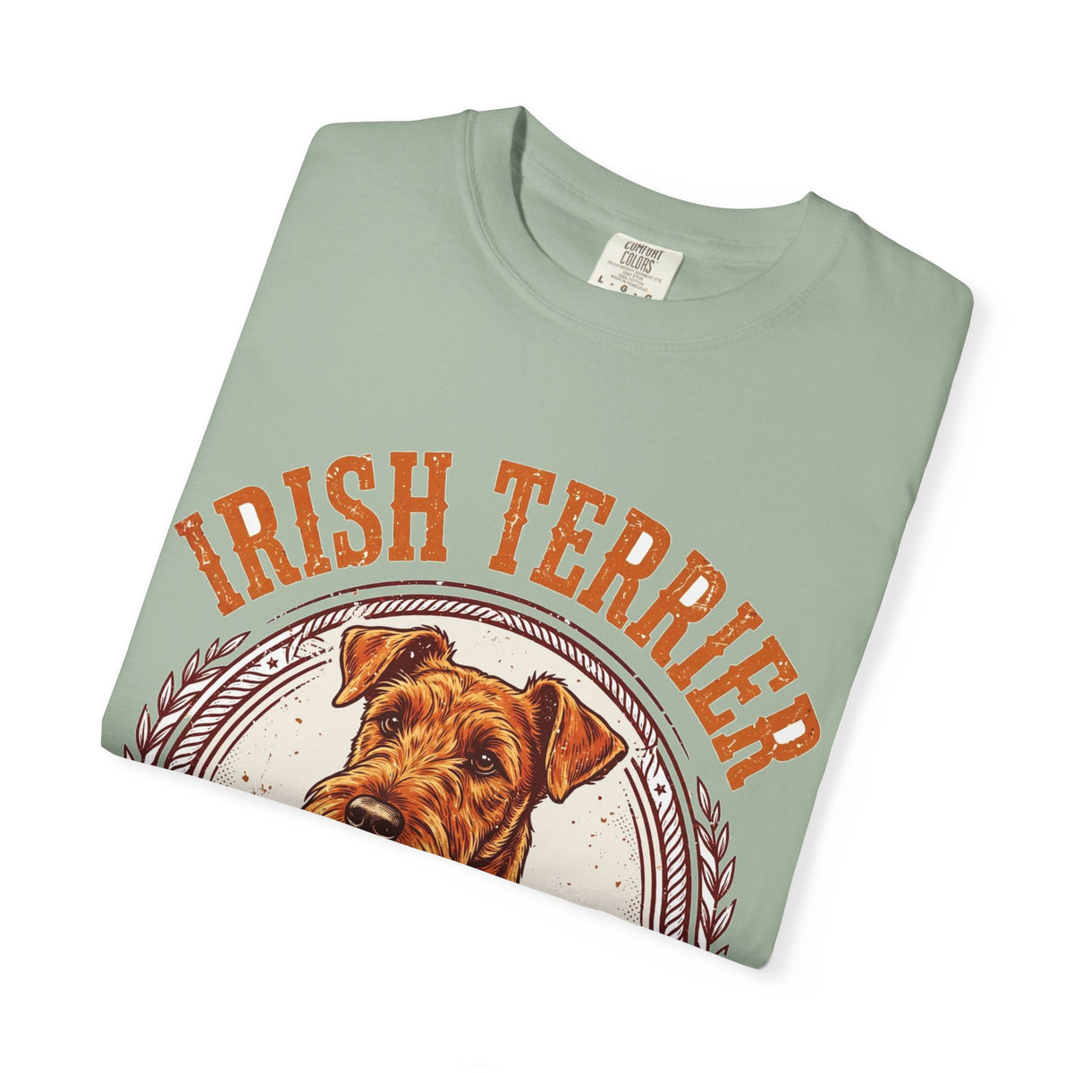 'Ginger Daredevil' Irish Terrier T-Shirt — alternate view
