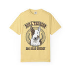 'Egg Head Energy' Bull Terrier T-Shirt — alternate view