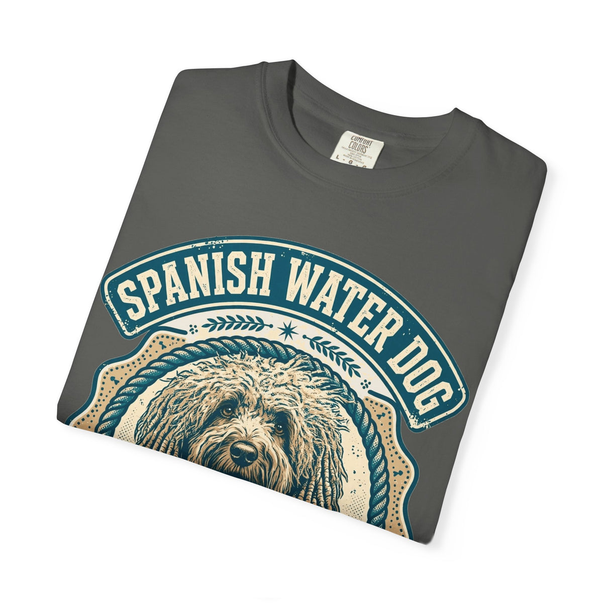 'Waterproof' Spanish Water Dog T-Shirt — alternate view
