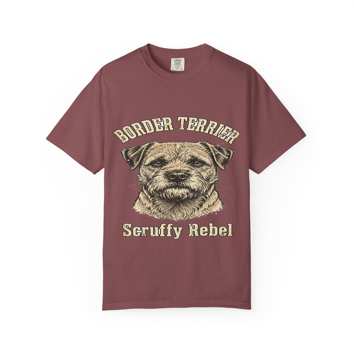 'Scruffy Rebel' Border Terrier T-Shirt — alternate view