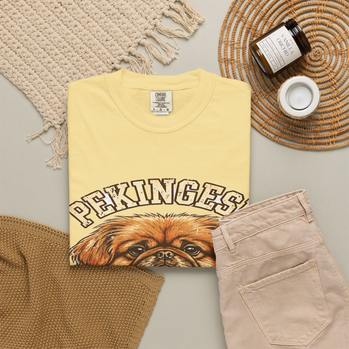 'Royal Fluff' Pekingese T-Shirt — alternate view