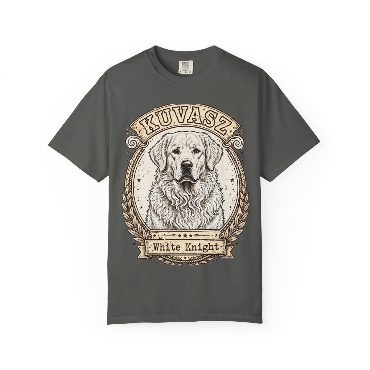 'White Knight' Kuvasz T-Shirt — alternate view
