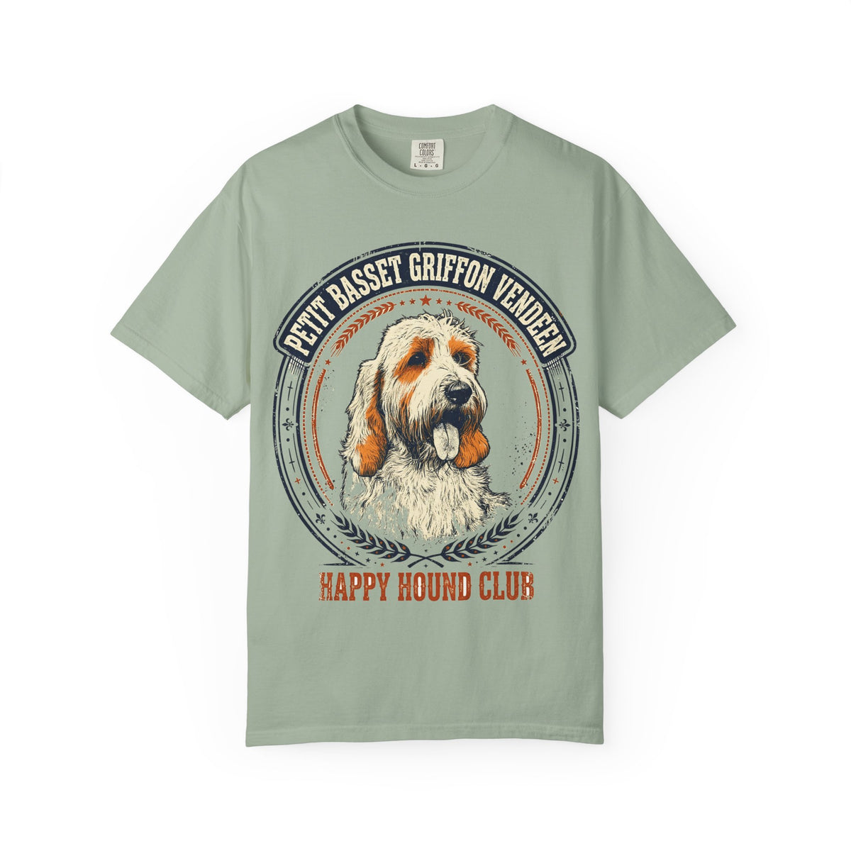 'Basset Happy' Petit Basset Griffon Vendéen T-Shirt — alternate view