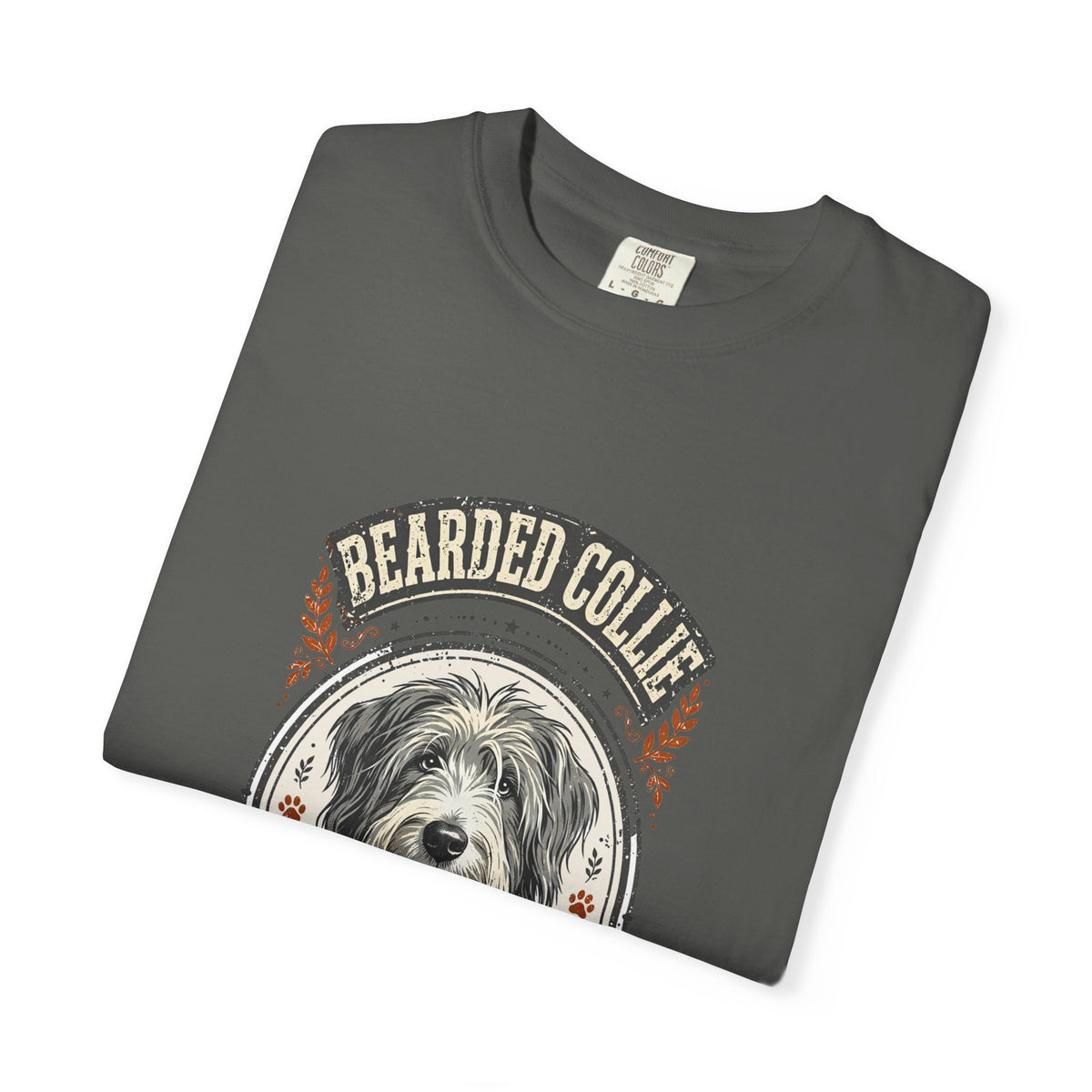 'Beardie Bounce' Bearded Collie T-Shirt — alternate view