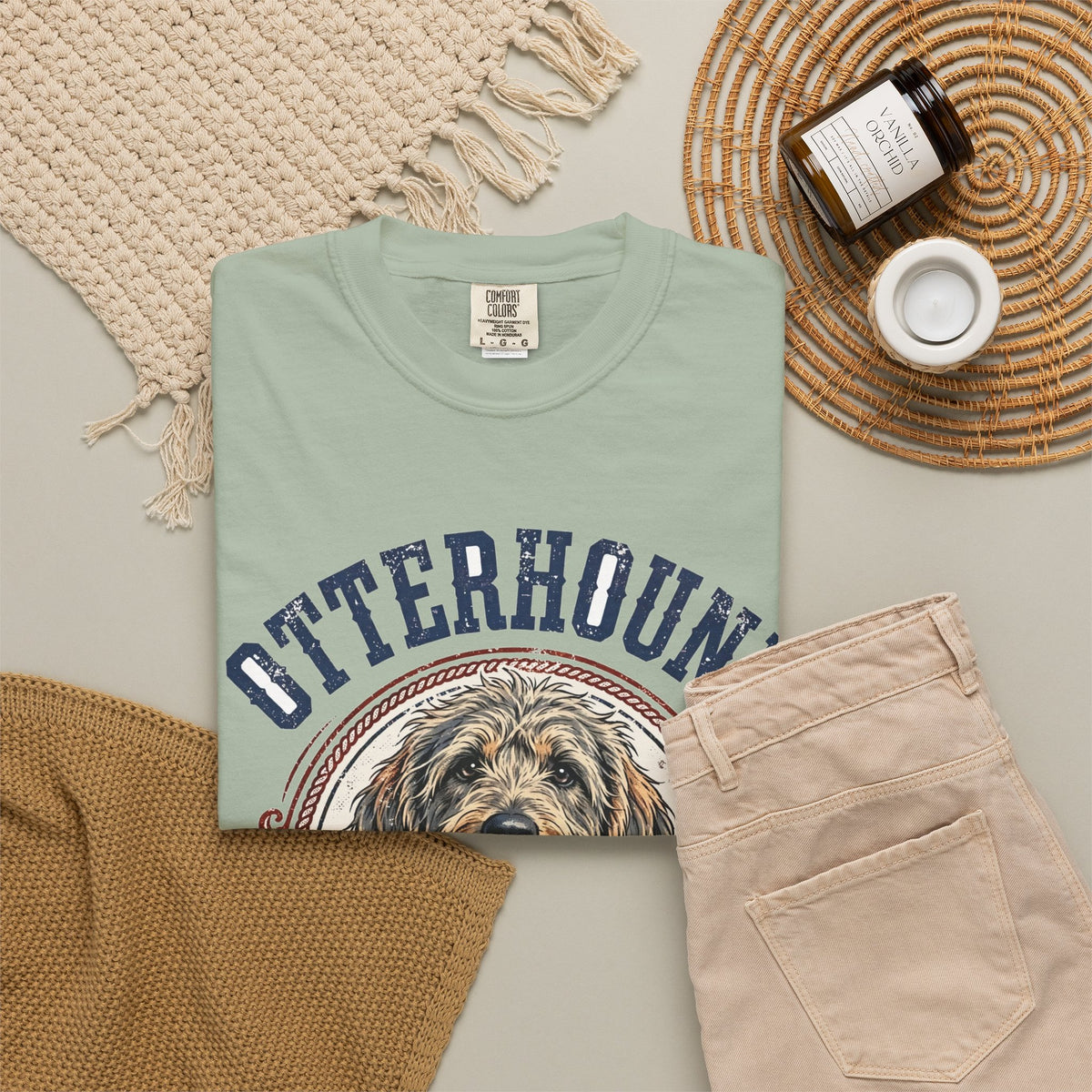 'Splash Zone' Otterhound T-Shirt — alternate view