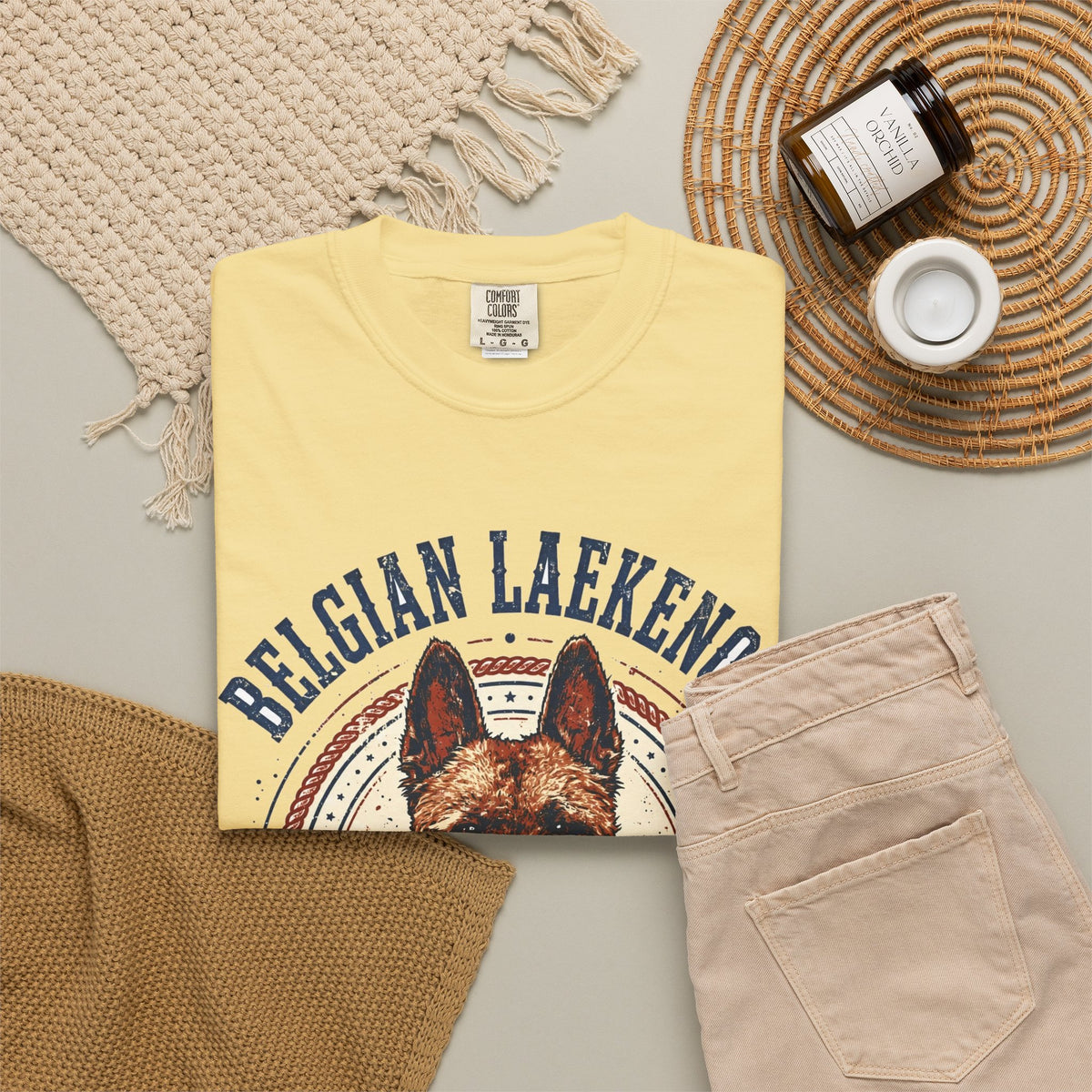 'Tousled Charm' Belgian Laekenois T-Shirt — alternate view
