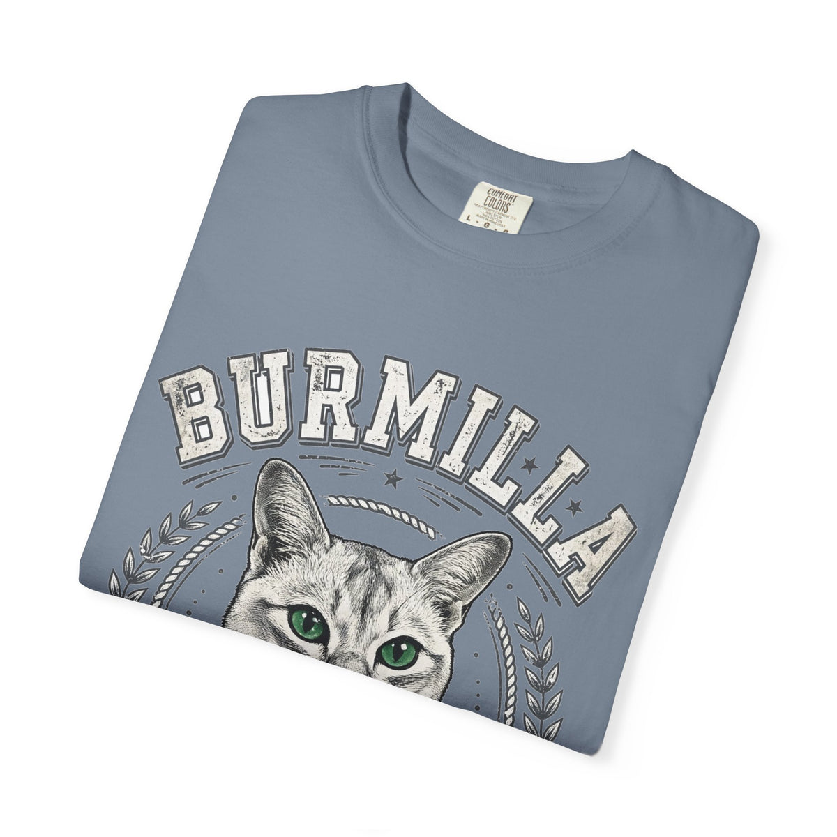 'Silver Lining' Burmilla Cat T-Shirt — alternate view
