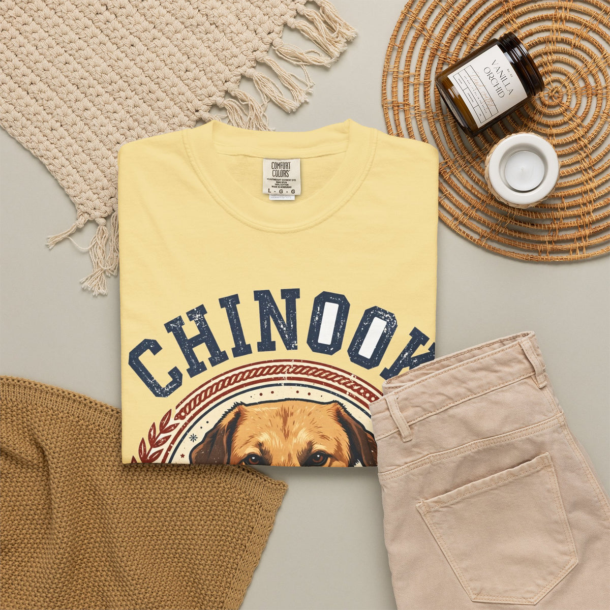 'Tawny Trailblazer' Chinook T-Shirt — alternate view