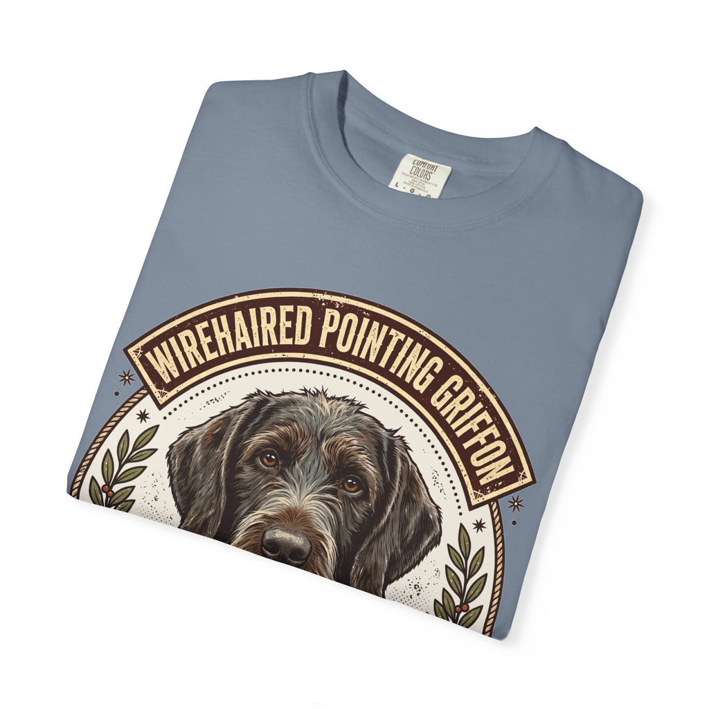 'Scruffy Point' Wirehaired Pointing Griffon T-Shirt — alternate view