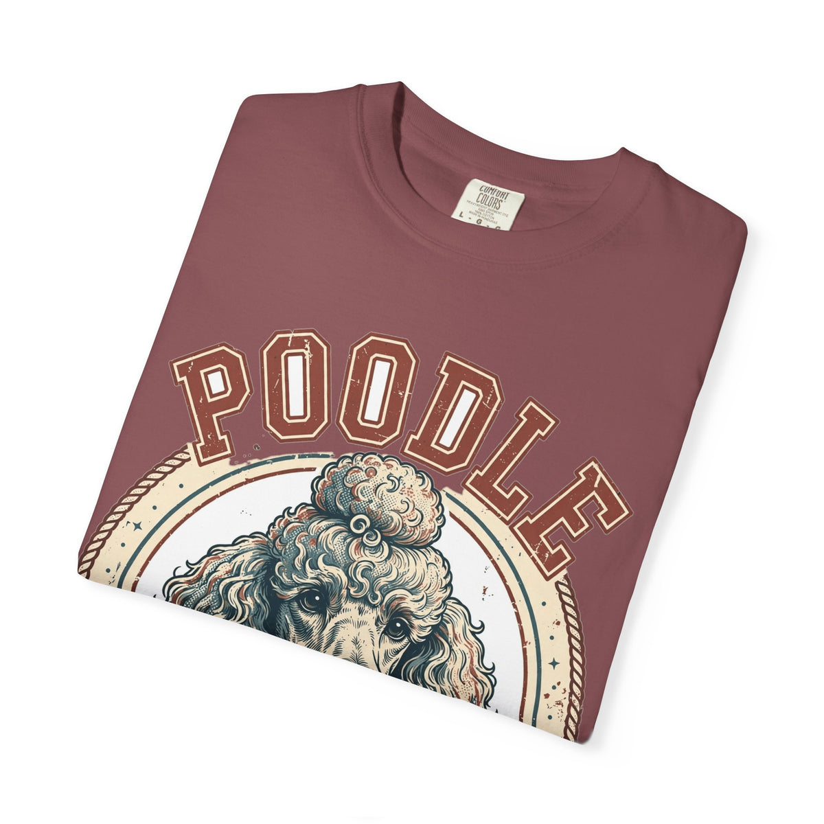 'Fancy Curls Club' Poodle T-Shirt — alternate view